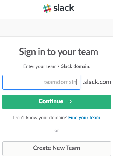 connexion slack