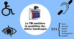 tbi facilite apprentissage personnes a handicap