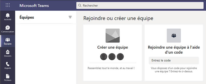 utilisation de la suite Microsoft 365 enseignement en distanciel Microsoft Teams