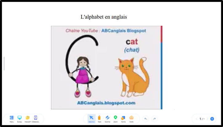 apprendre alphabet anglais Uboardmate