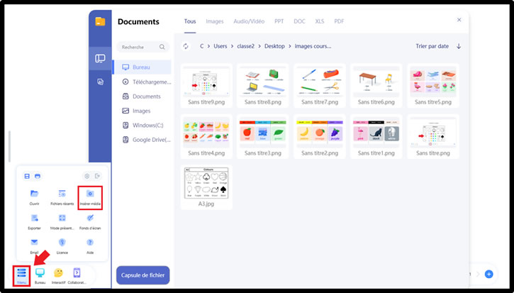 insertion média leçon anglais Uboardmate