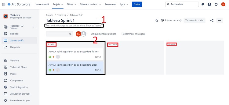 Utiliser jira dans slack