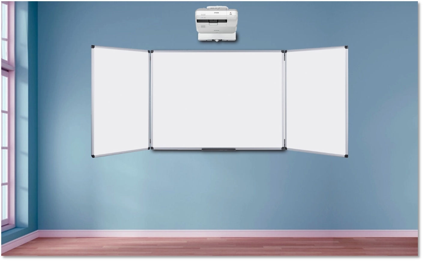 Flash Tableau Blanc Tryptique pour écran interactif