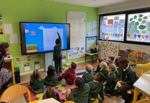 enseignement avec ecran numérique interactif